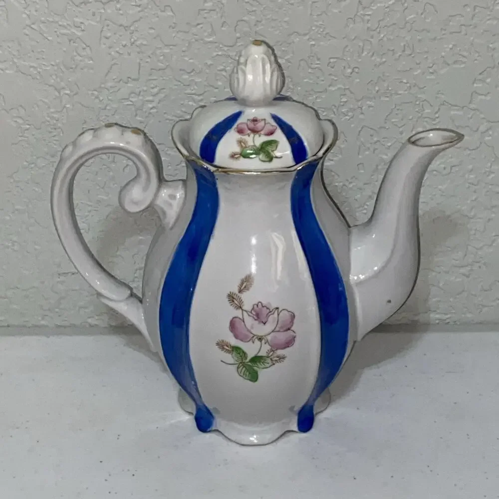VTG Teapot Coffee Set Occupied Japan Chugai China Teacup Saucer Creamer Sugar‎